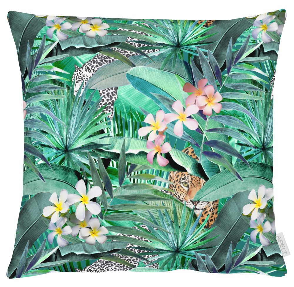 Apelt Kissenhülle Dschungel Grün 50x50 cm  | Schubiger Möbel