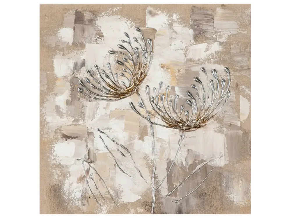 image LAND Bild Blumen in Weiss 2  | Schubiger Möbel