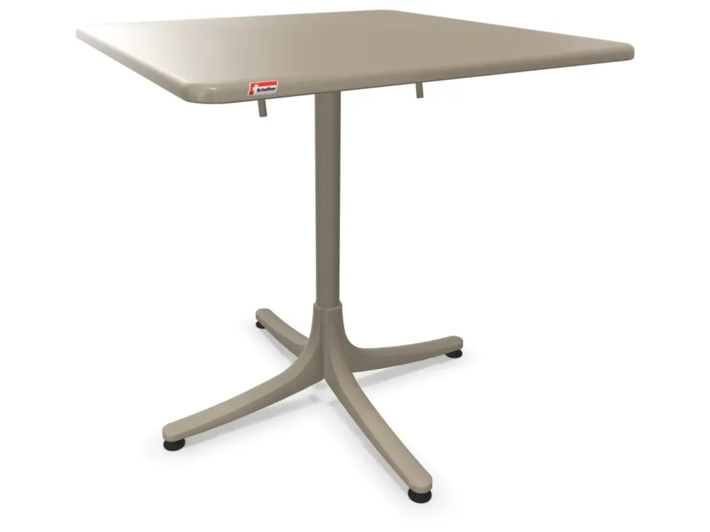 Schaffner Gartentisch Schaffhausen 70x70 cm Beige | Schubiger Möbel