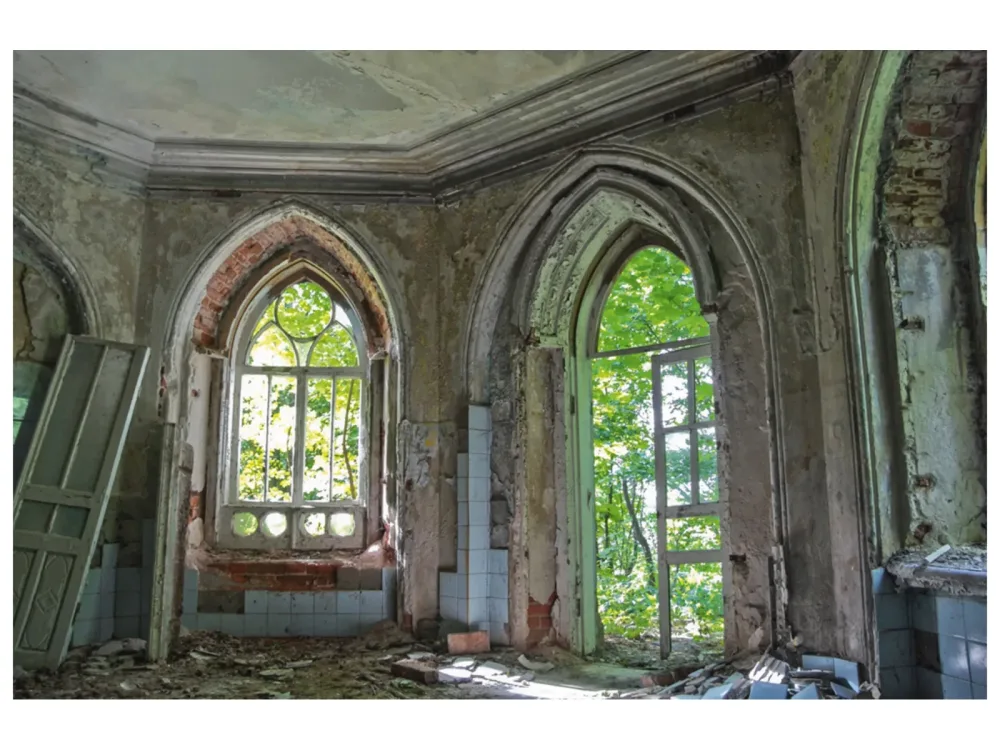 image LAND Alubild Lost Place Salon  | Schubiger Möbel