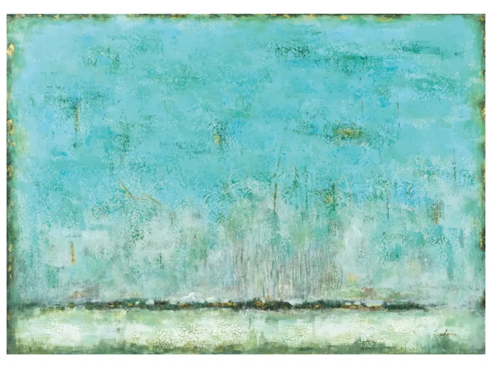 image LAND Bild Abstrakt Türkis  | Schubiger Möbel