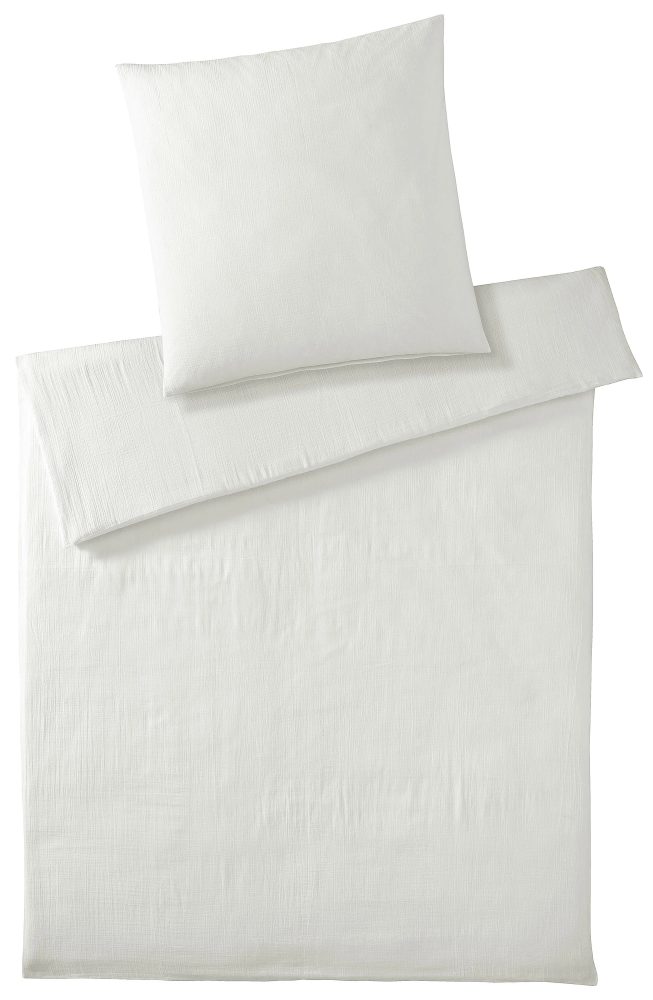 Elegante Bettwäsche Smooth Wollweiss  | Schubiger Möbel