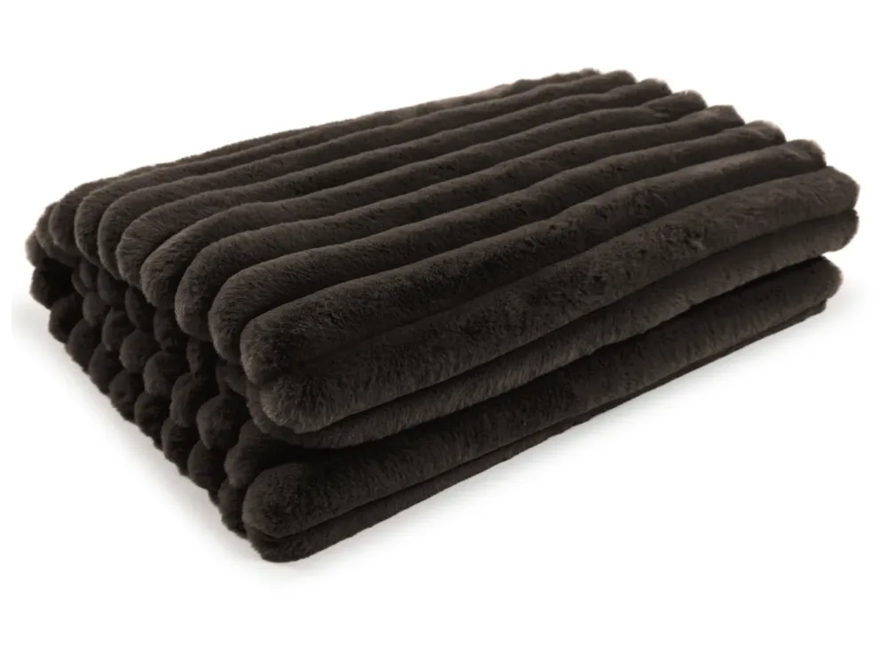Magma Plaid Raya Anthrazit 200x140 cm Grau | Schubiger Möbel