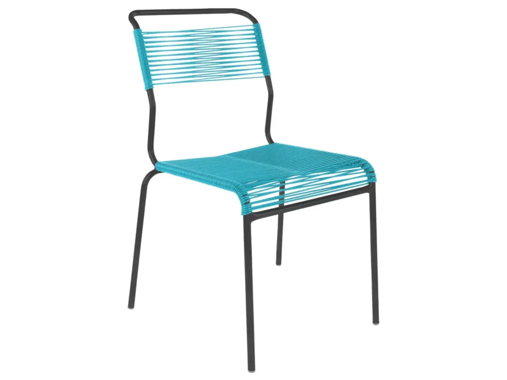 Schaffner Spaghetti-Stuhl Säntis Blau | Schubiger Möbel