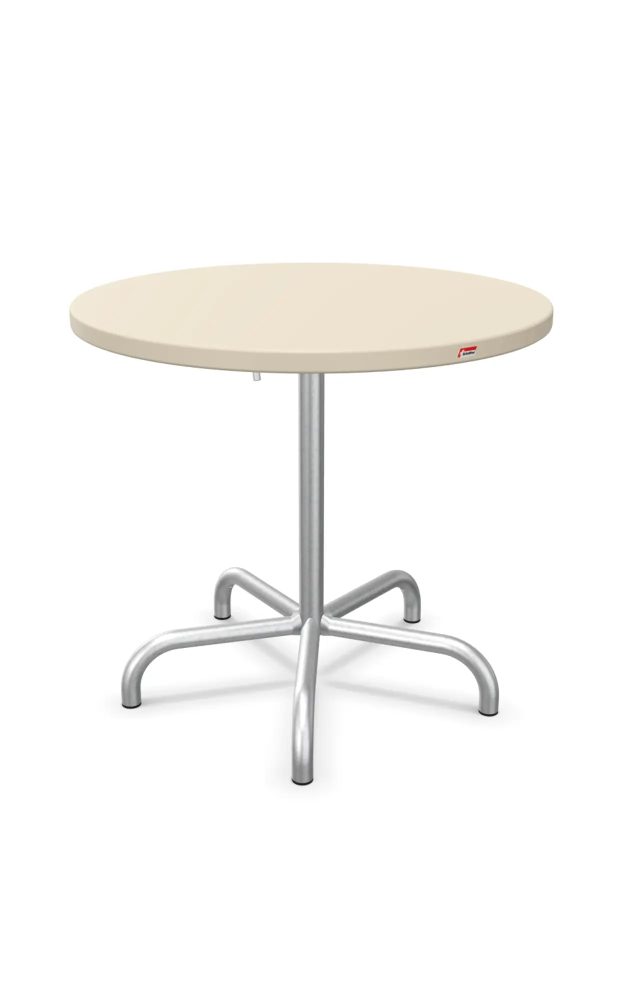 Schaffner Metall-Tisch Rigi Rund Feuerverzinkt Beige | Schubiger Möbel