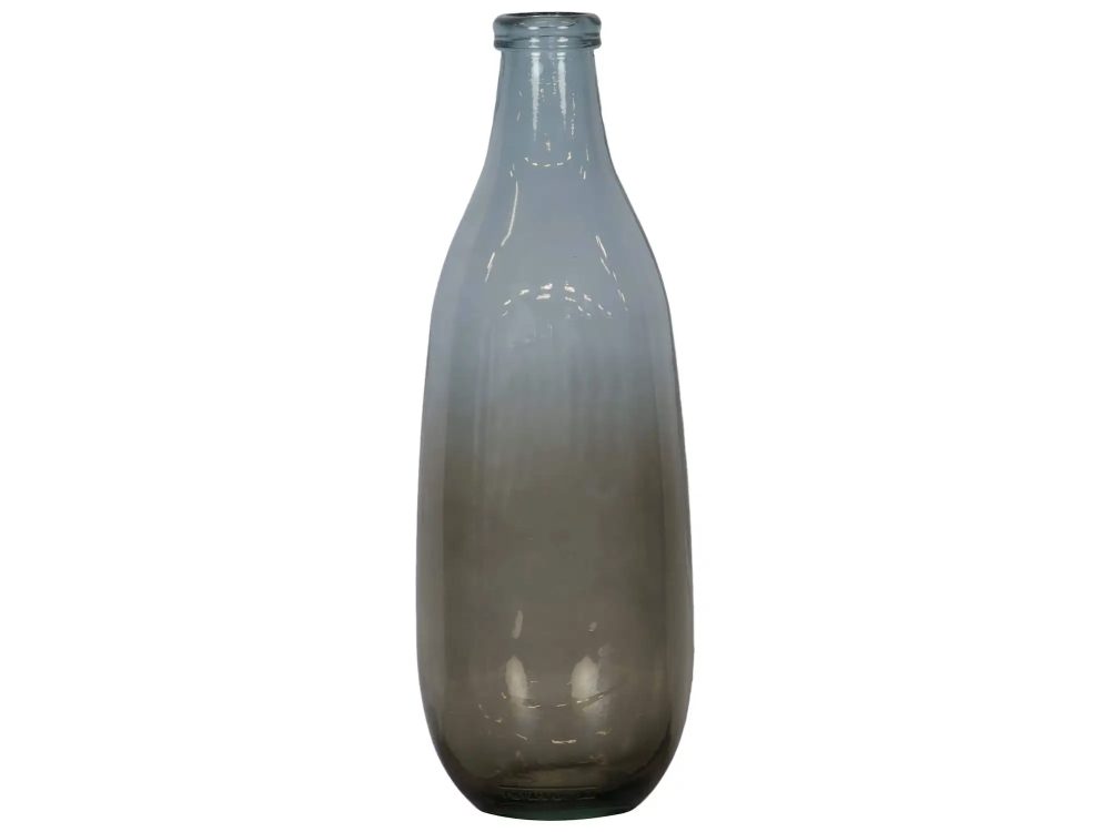 Decofinder Flasche Glas Dunkelgrün H: 40 cm  | Schubiger Möbel