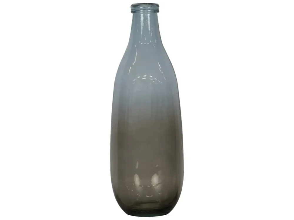 Decofinder Flasche Glas Dunkelgrün H: 40 cm  | Schubiger Möbel