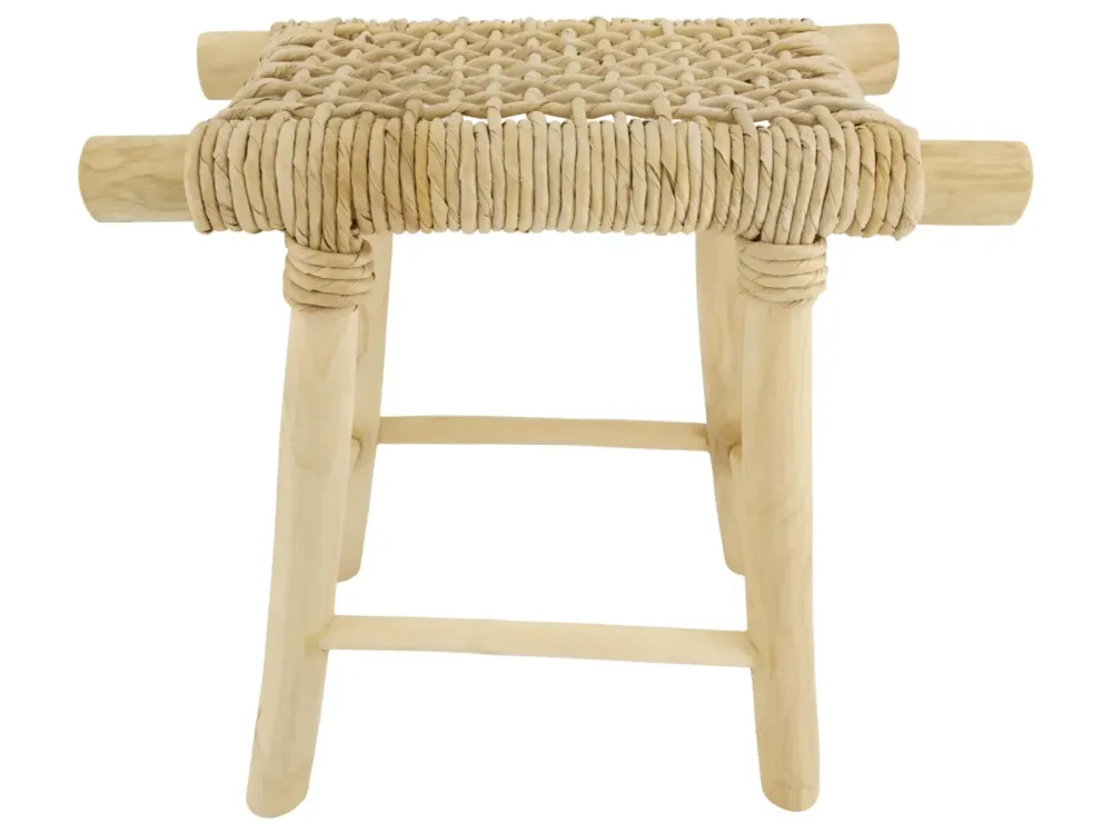 Decofinder Hocker Teakholz H: 45 cm  | Schubiger Möbel
