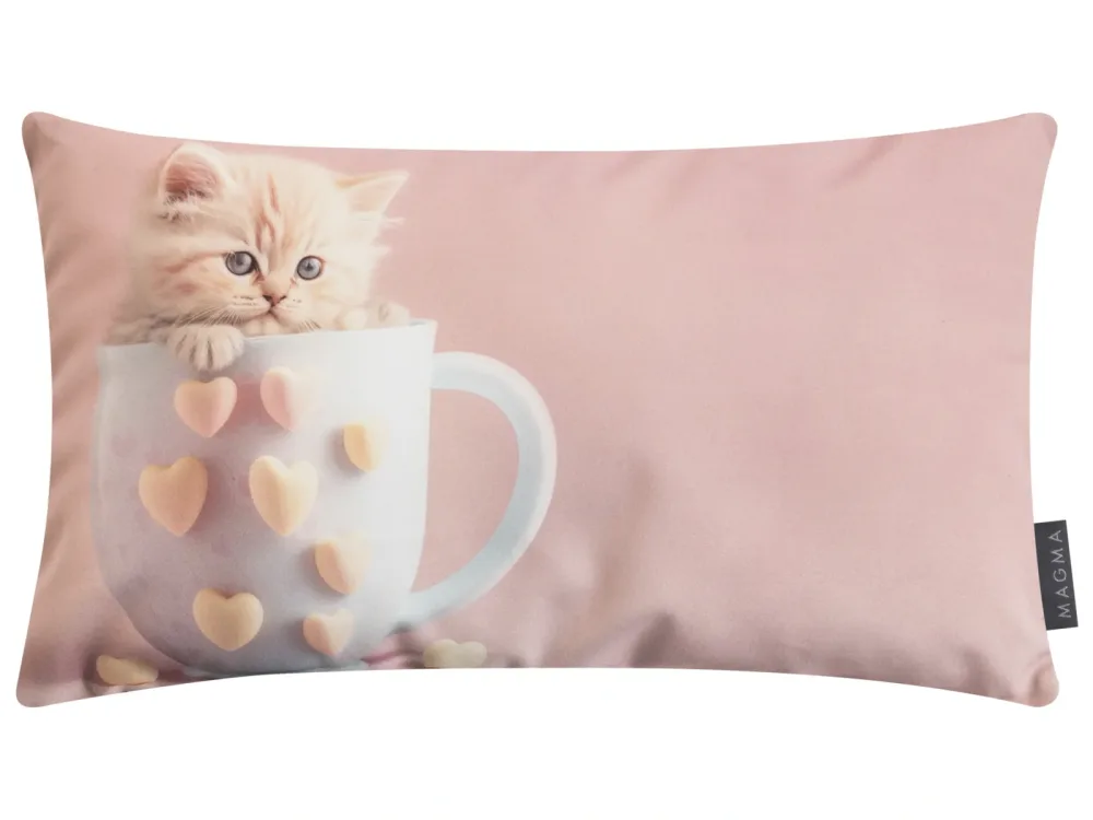 Magma Kissenhülle Candy, Katze 50x30 cm  | Schubiger Möbel