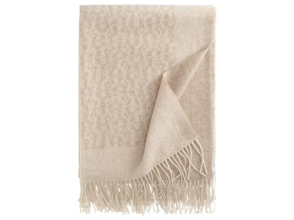 Stoeckel & Grimmler Plaid A-Nobile Sand 130x130 cm  | Schubiger Möbel