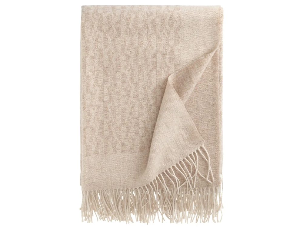 Stoeckel & Grimmler Plaid A-Nobile Sand 130x130 cm  | Schubiger Möbel