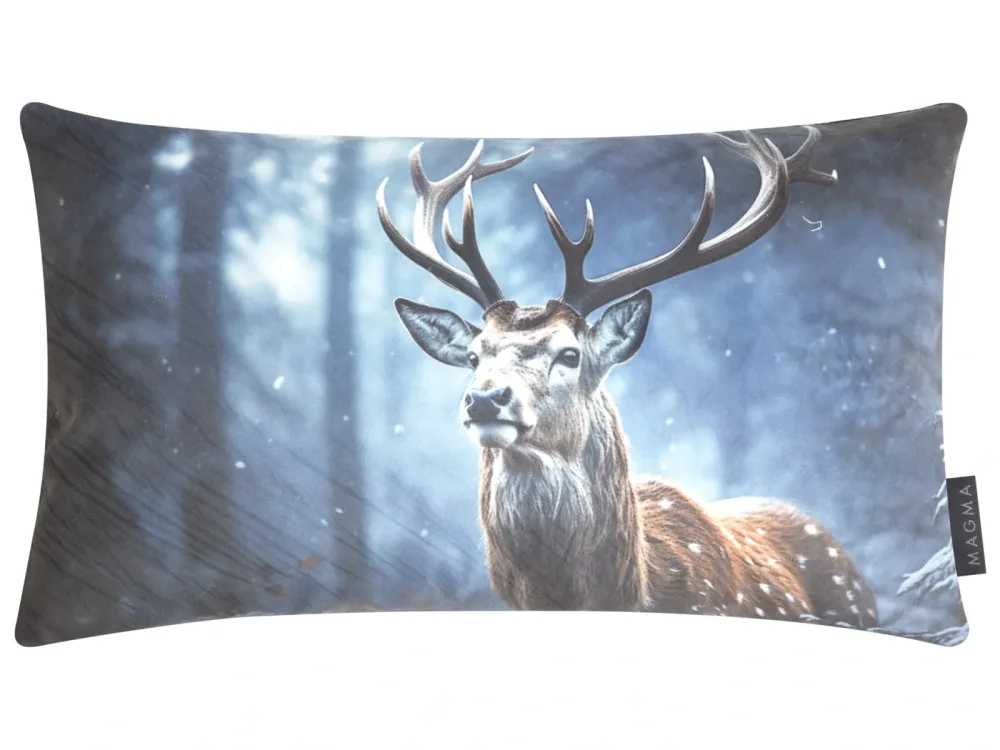 Magma Kissenhülle Forest Animals, Hirsch 30x50 cm  | Schubiger Möbel