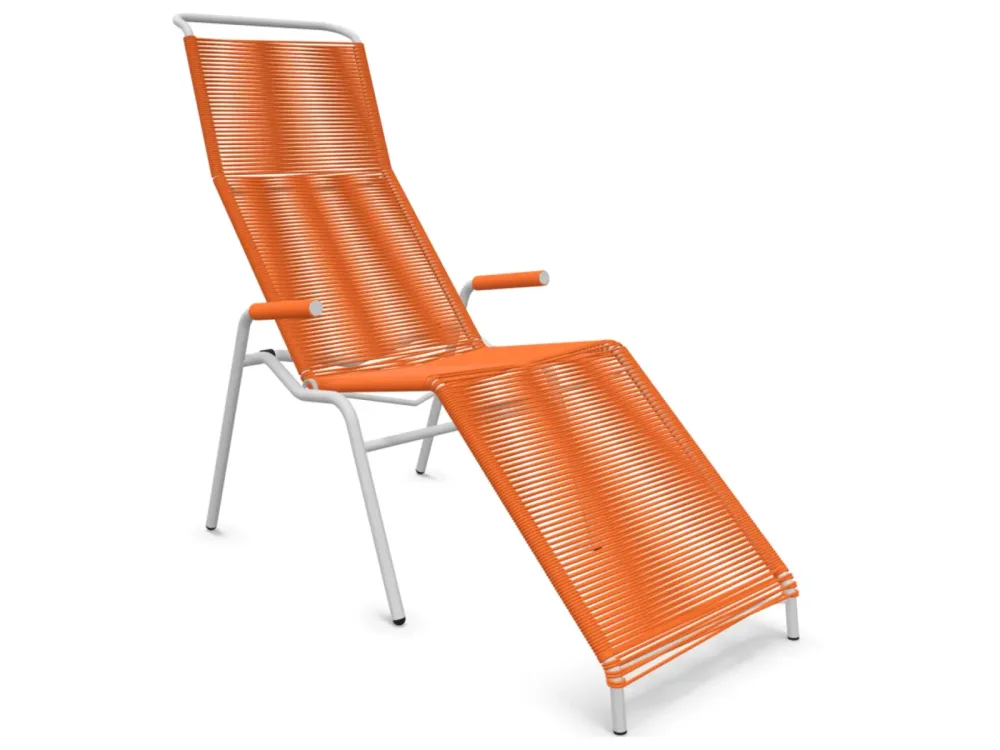 Schaffner Spaghetti-Liege Säntis Orange | Schubiger Möbel