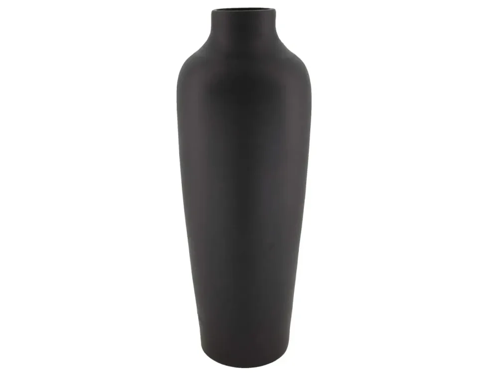 Decofinder Vase Keramik Schwarz H: 14 cm  | Schubiger Möbel