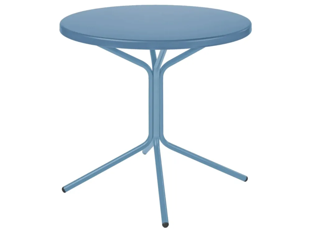 Schaffner Metall-Bistrotisch Pix Rund Blau | Schubiger Möbel