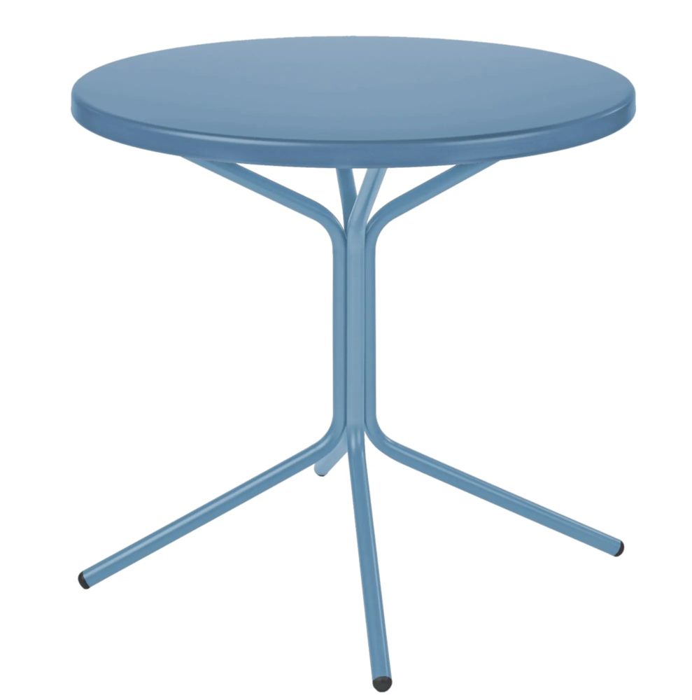 Schaffner Metall-Bistrotisch Pix Rund Blau | Schubiger Möbel