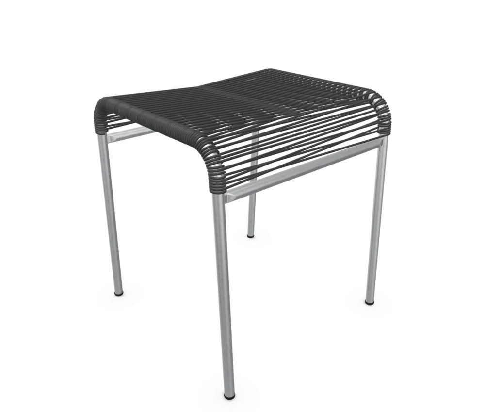 Schaffner Spaghetti-Hocker Säntis Hoch Feuerverzinkt Grau | Schubiger Möbel