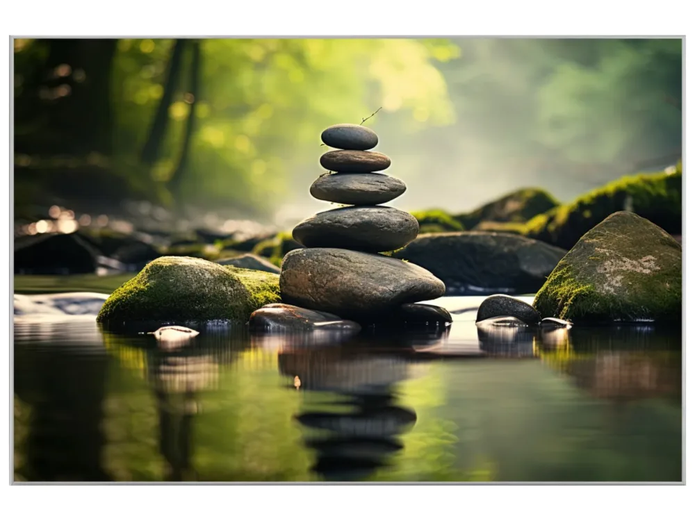 image LAND Bild mit Rahmen Zen Relaxation  | Schubiger Möbel