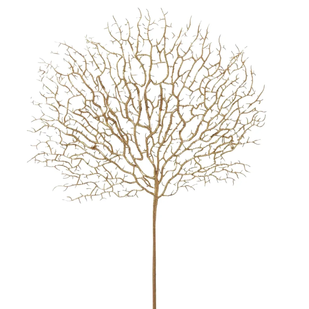 Edg Kunstblumen Koralle Gold H: 77 cm  | Schubiger Möbel