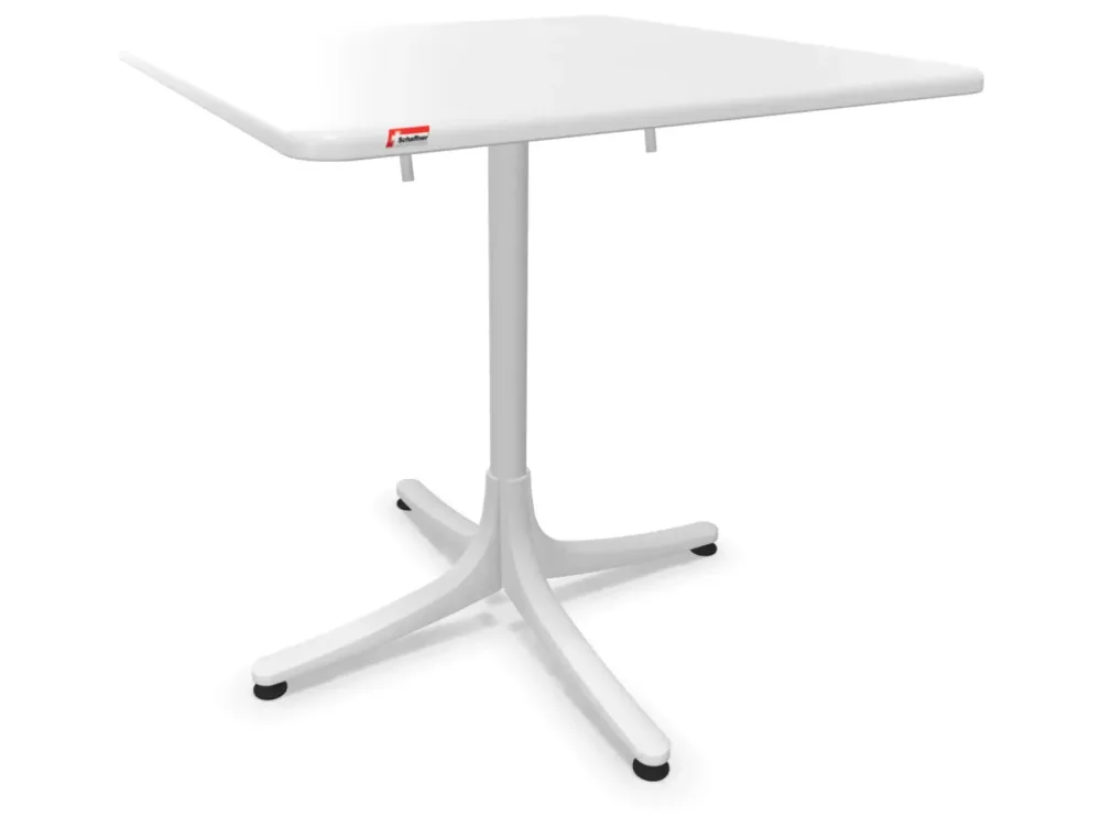 Schaffner Gartentisch Schaffhausen 70x70 cm Weiss | Schubiger Möbel