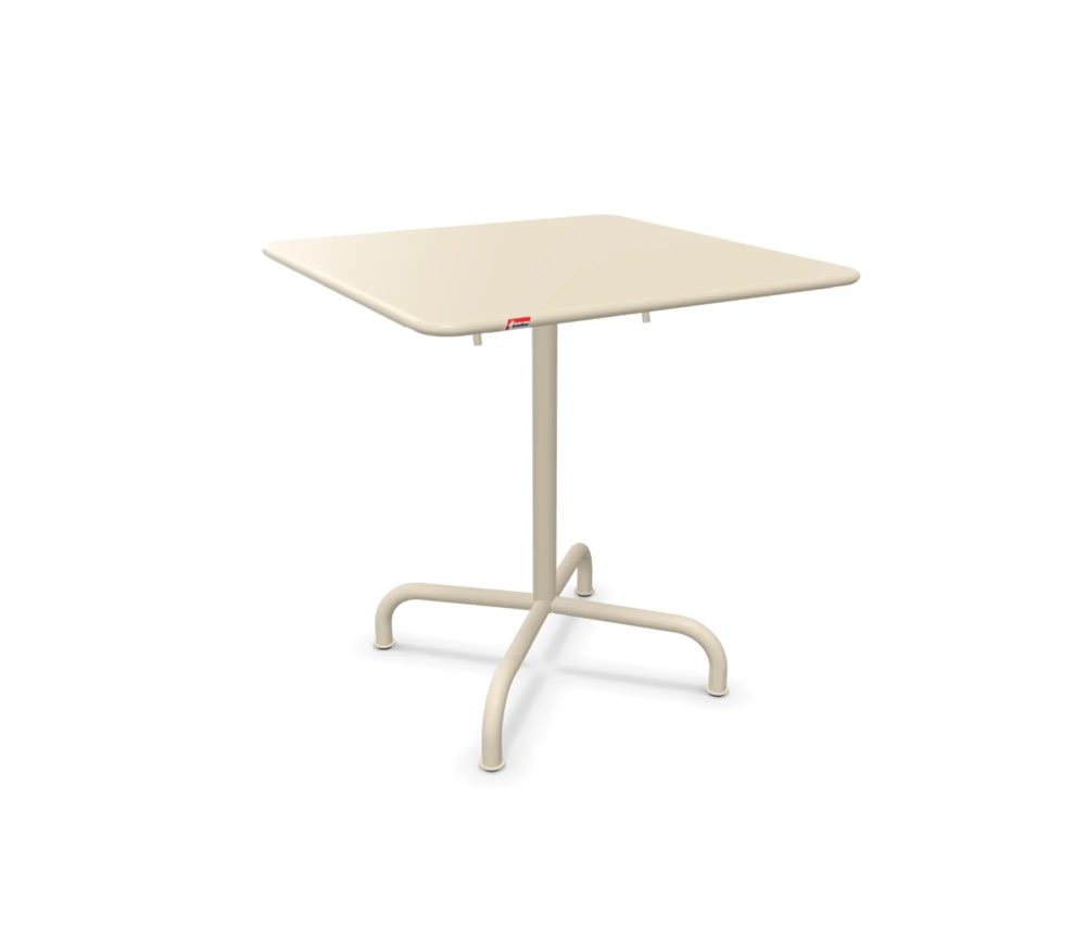 Schaffner Metall-Tisch Rigi Quadratisch Beige | Schubiger Möbel