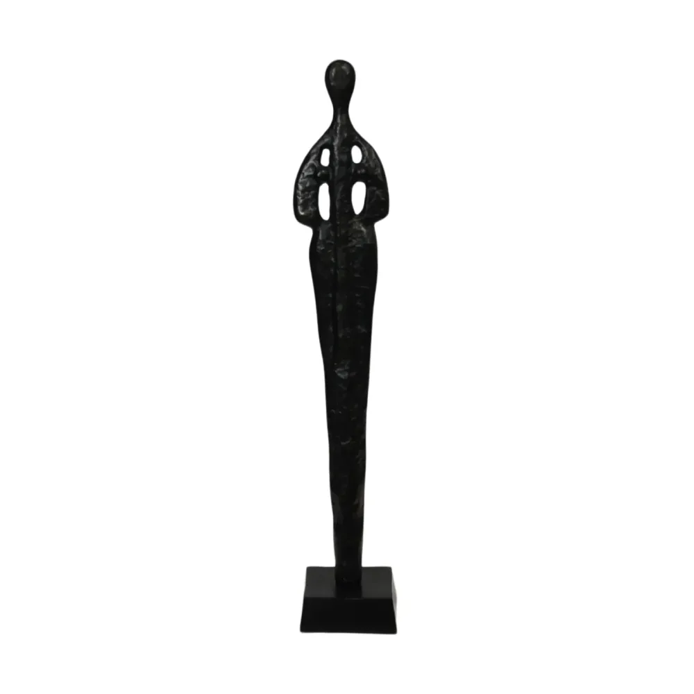 Decofinder Figur Statue, Schwarz  | Schubiger Möbel