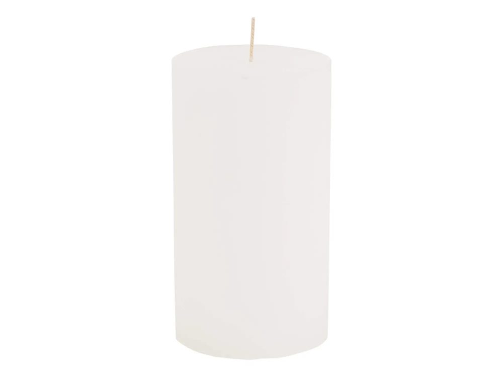 Kaheku Kerze Weiss 18 cm Weiss | Schubiger Möbel
