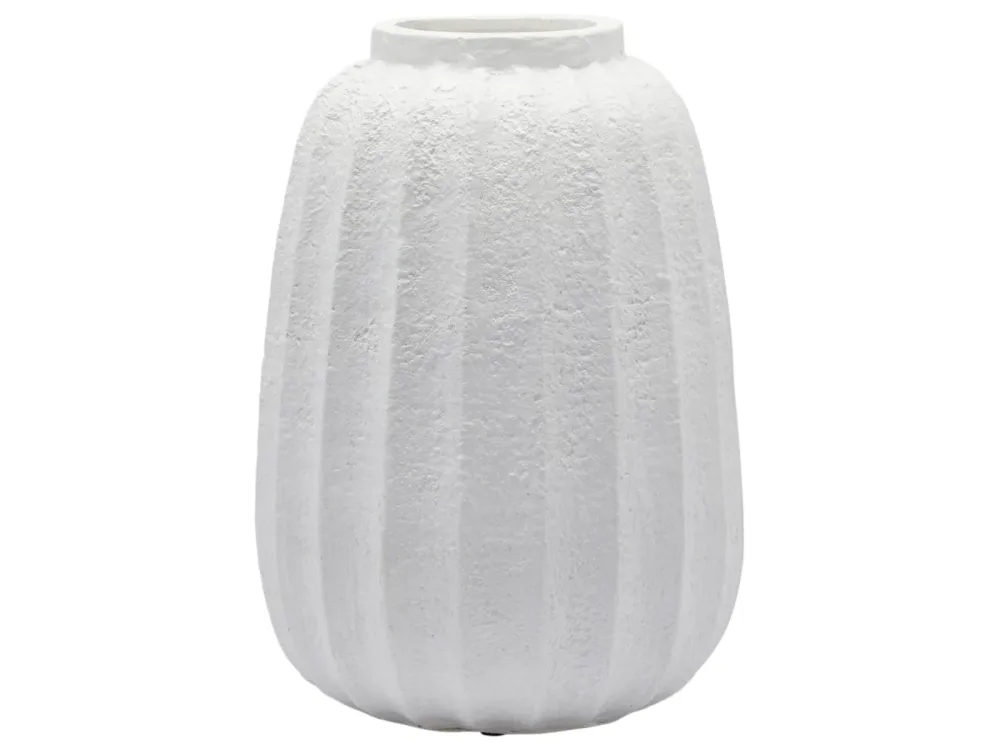 Edg Vase Rillen Keramik H: 50 cm  | Schubiger Möbel
