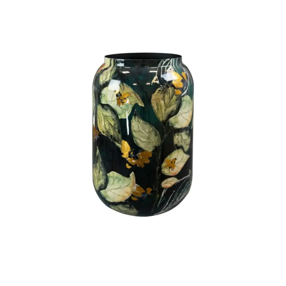 Decofinder Vase Bee, Metall, Grün H: 62 cm  | Schubiger Möbel