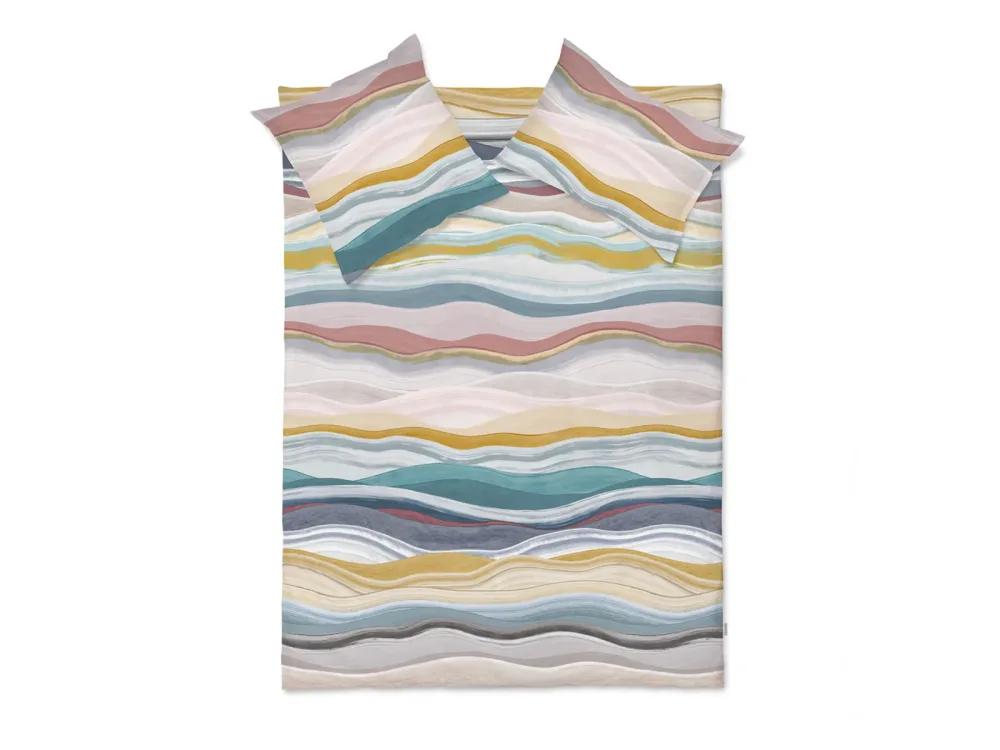 Schlossberg Bettwäsche Linus-Noblesse, Multicolor Mehrfarbig | Schubiger Möbel