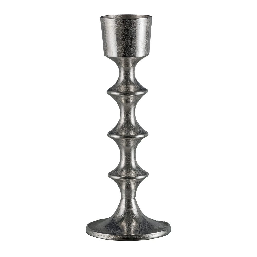 Gasper Kerzenständer Lupos, Silber H: 37 cm  | Schubiger Möbel
