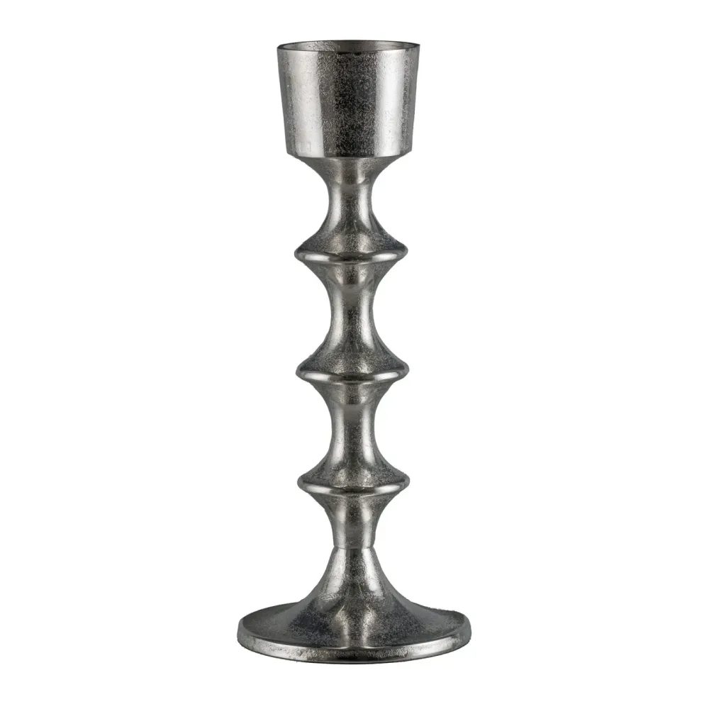 Gasper Kerzenständer Lupos, Silber H: 37 cm  | Schubiger Möbel