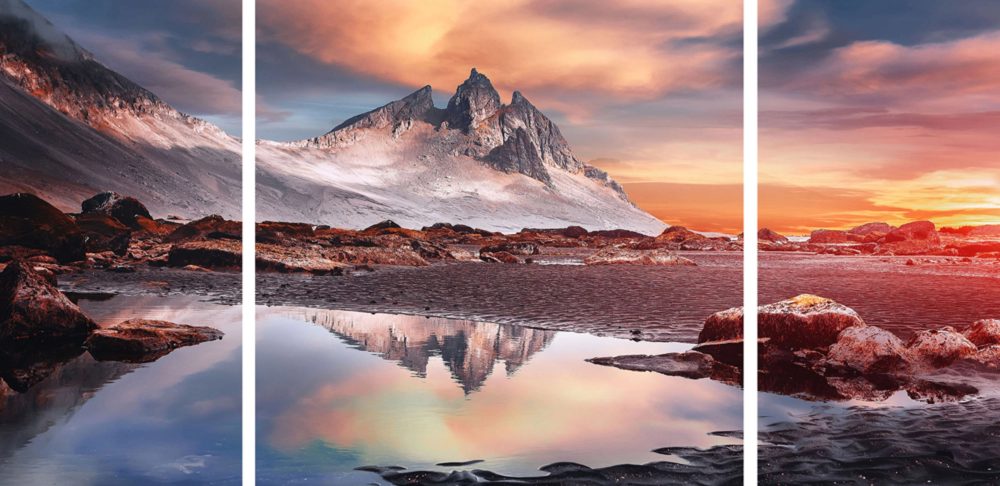 image LAND Glasbild Sonnenberge  | Schubiger Möbel