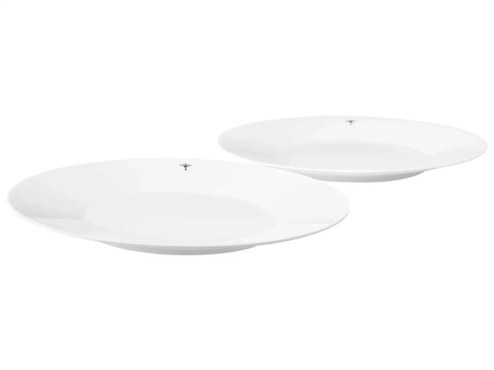Joop Speiseteller Set à 2 Stk Single Cornflower, Weiss Grau | Schubiger Möbel