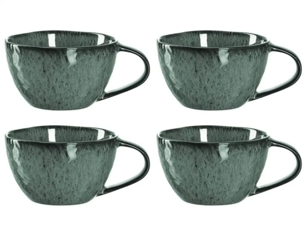 Alltron Kaffeetasse Matera Grün 290 ml, 4 Stück Grün | Schubiger Möbel