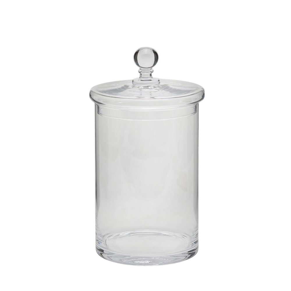 Edg Dose Glas mit Deckel B: 29 cm  | Schubiger Möbel