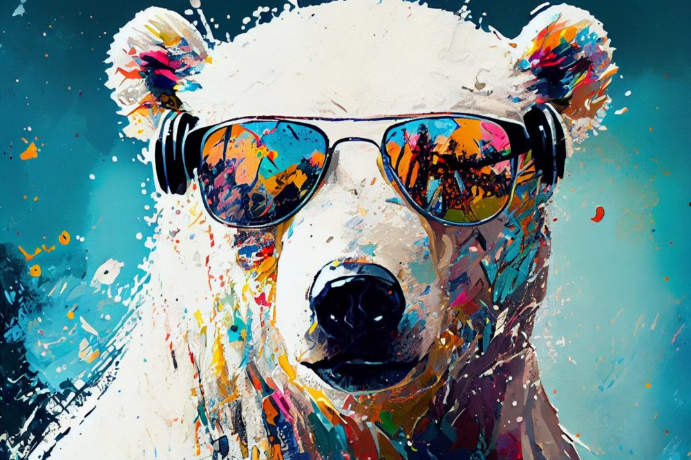 image LAND Canvas Cooler Eisbär  | Schubiger Möbel