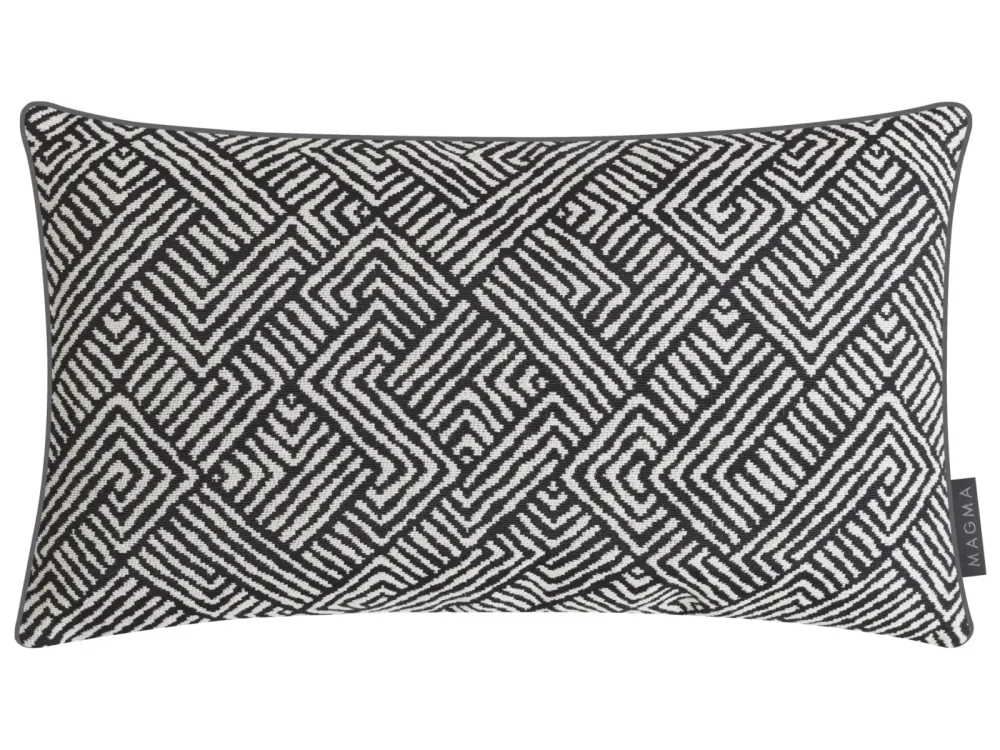 Magma Kissenhülle Adea, Schwarz 30x50 cm  | Schubiger Möbel