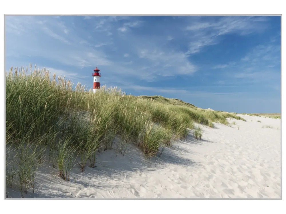 image LAND Bild mit Rahmen Leuchtturm Sylt, List Ost 4  | Schubiger Möbel
