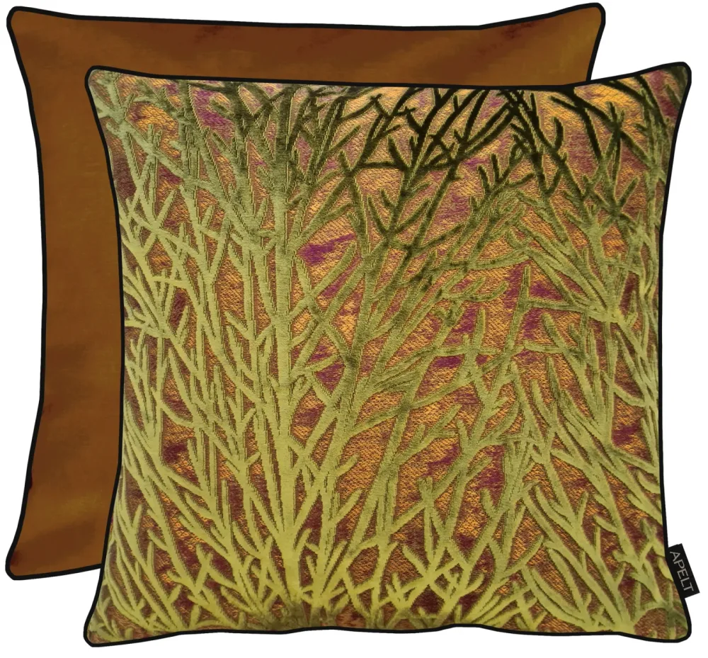 Apelt Kissenhülle Fenja Olive 45x45 cm  | Schubiger Möbel