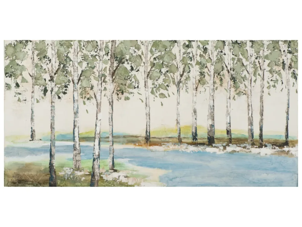 image LAND Gemälde Birken am Bach  | Schubiger Möbel