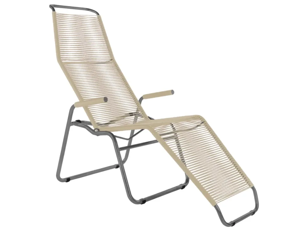 Schaffner Spaghetti-Liege Brissago Beige | Schubiger Möbel