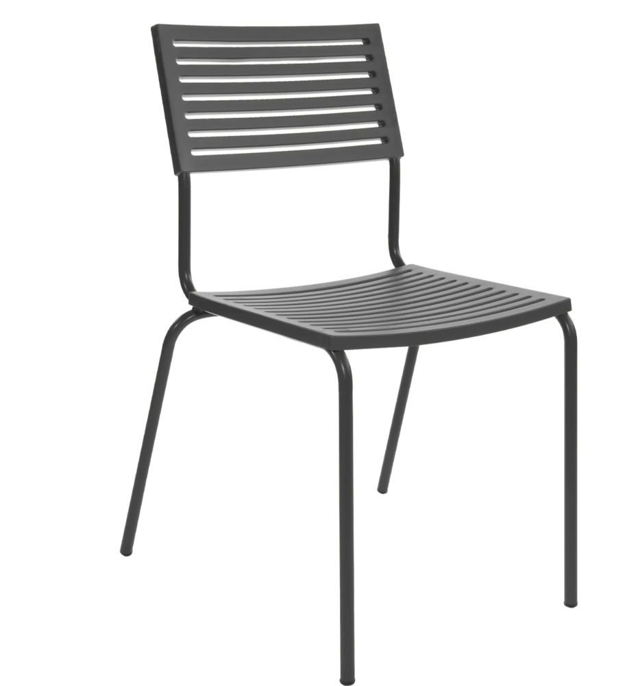 Schaffner Gartenstuhl Lamello Grau | Schubiger Möbel