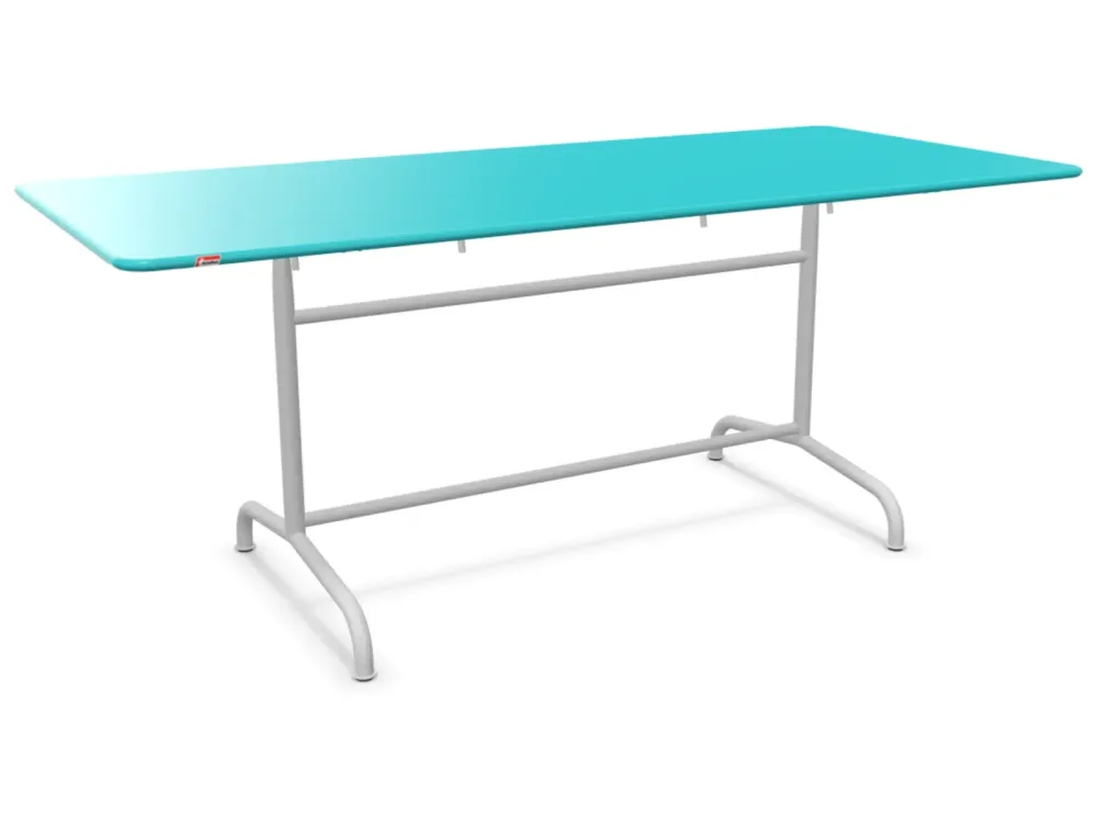 Schaffner Metall-Tisch Rigi Blau | Schubiger Möbel