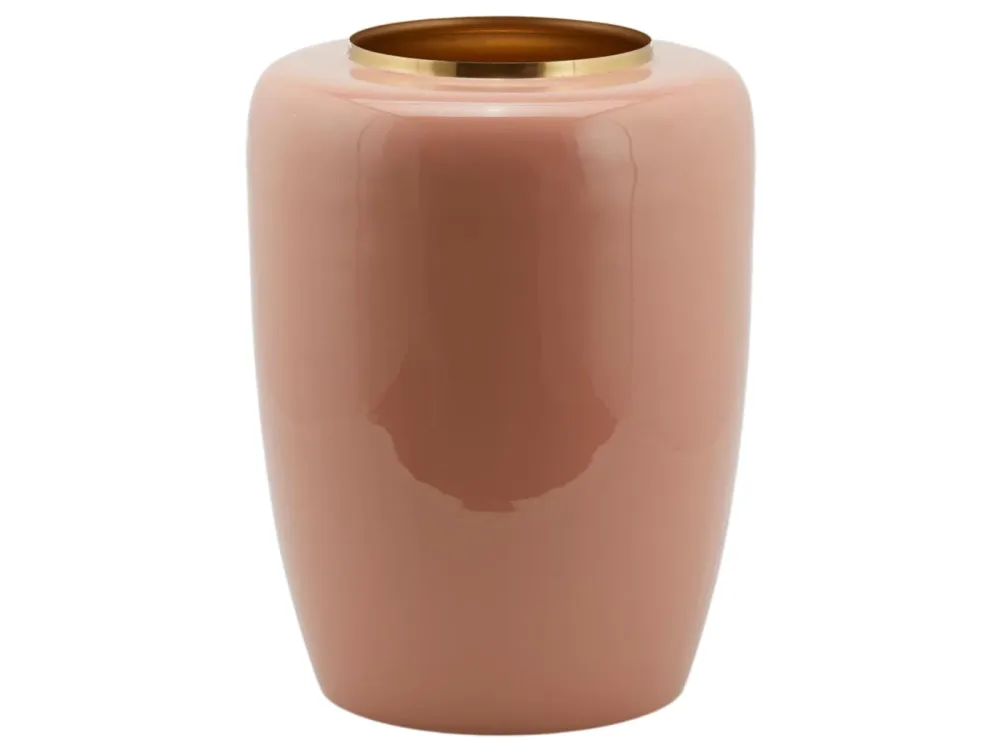 Edg Vase Email Pfirsch H: 43 cm  | Schubiger Möbel