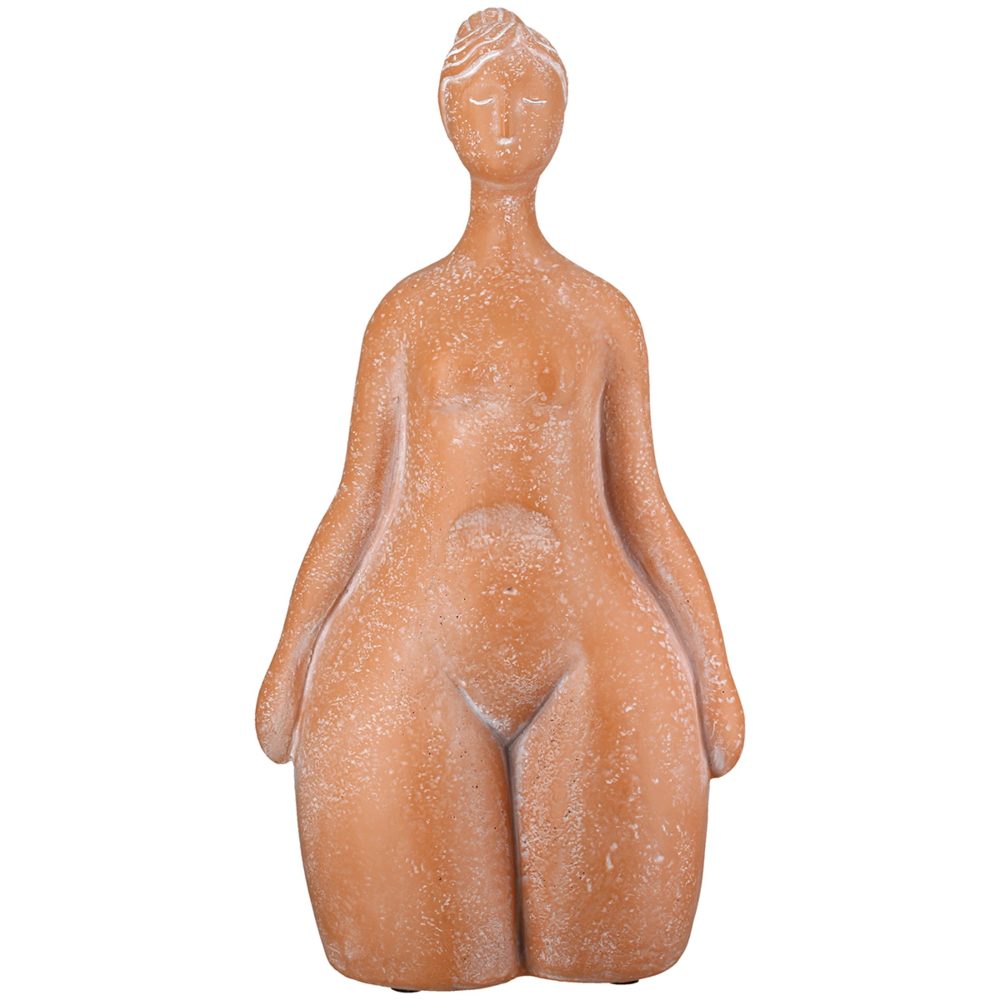 Gilde Figur Marcelle Orange H: 34 cm  | Schubiger Möbel
