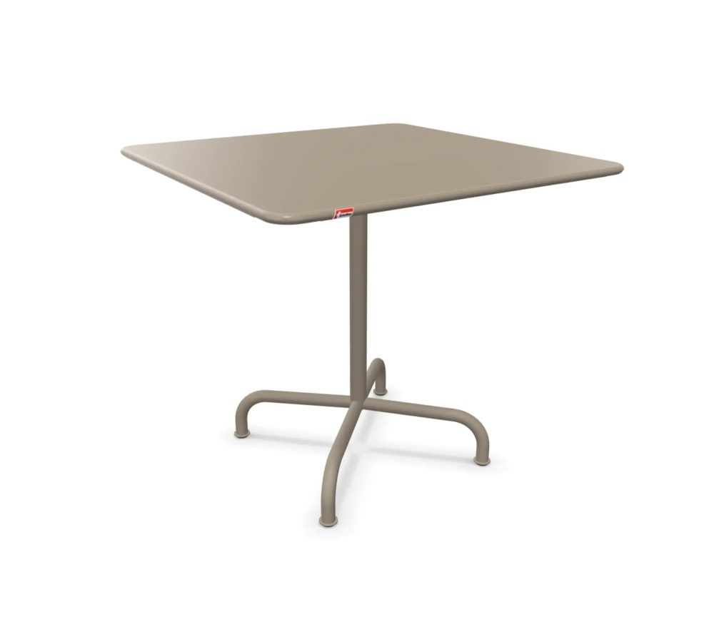 Schaffner Metall-Tisch Rigi Quadratisch Beige | Schubiger Möbel