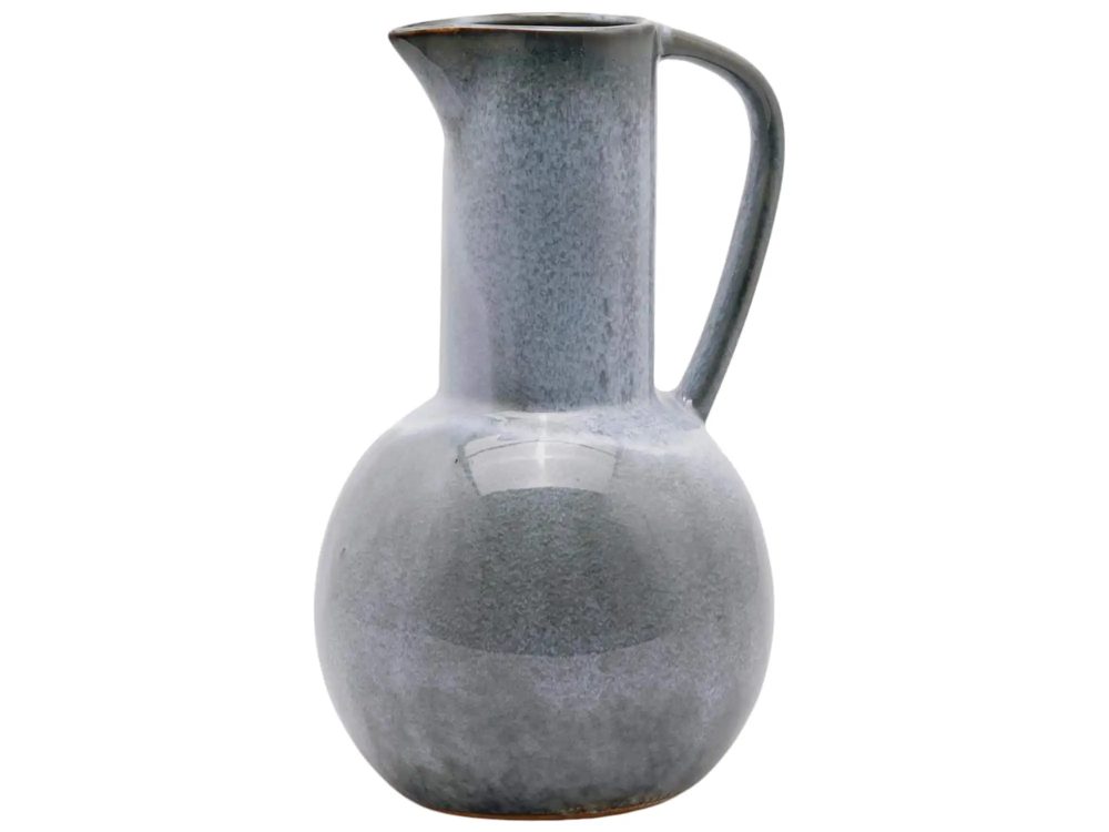Edg Gefäss Kugelflasche Blau H: 29 cm  | Schubiger Möbel