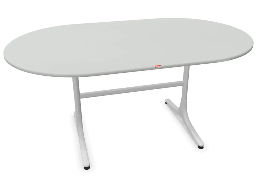 Schaffner Gartentisch Schaffhausen Oval Grau | Schubiger Möbel