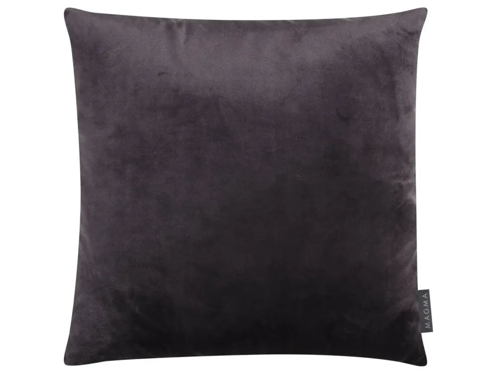 Magma Kissenhülle Samt Anthrazit 40x40 cm Grau | Schubiger Möbel